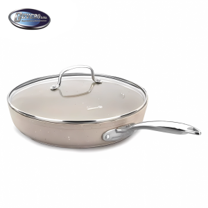 GRANIZADO ALU. SARTÉN 28X5.5CM / 3.0L. CON TAPA