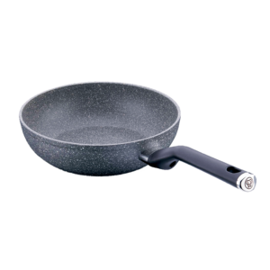 SARTEN CIRCULAR PALMA WOK ANTIADHERENTE DE COLOR GRIS AZULADO